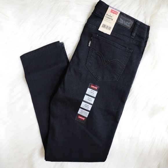 Levi's Other - Levi's Black Denim Legging Size 12 1/2 Plus 🌸